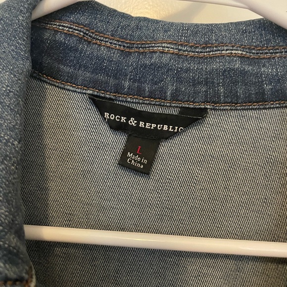 rock & republic jean jacket - Picture 2 of 3